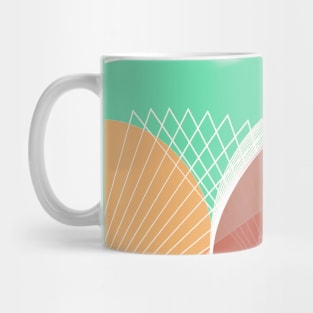 Geometric minimal pastels  Ice cream mood Mug